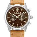 Timberland Timberland Northbridge TDWGF0041202  TDWGF0041202 кварцевые мужские часы  коричневый циферблат, браслет кожаный — вид спереди