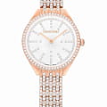 Swarovski Swarovski Attract 5644053  5644053 кварцевые женские часы  серебристый циферблат, браслет нержавеющая сталь с pvd-покрытием — вид спереди