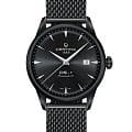 Certina Certina DS-1 Powermatic 80 C029.807.33.051.00 DS 1 C0298073305100 механические мужские часы  черный циферблат, браслет нержавеющая сталь с pvd-покрытием — вид спереди