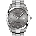 Tissot Tissot Gentleman Titanium T127.410.44.081.00 Gentleman T1274104408100 кварцевые мужские часы  серебристый циферблат, браслет титановый — вид спереди