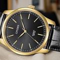Citizen Citizen Quartz BH5002-02E  японские мужские часы на браслете кожаный боковой вид