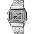 Casio Casio Vintage LA680WA-7DF (LA680WA-7)  LA680WA-7DF кварцевые женские часы   циферблат, браслет нержавеющая сталь — вид спереди