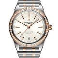 Breitling Breitling Chronomat Automatic 36 U10380591A1U1  U10380591A1U1 механические женские часы  белый циферблат, браслет нержавеющая сталь + золото 18к — вид спереди