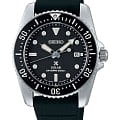 Seiko Seiko Prospex SNE573P1  SNE573P1 кварцевые мужские часы  черный циферблат, браслет силикон — вид спереди