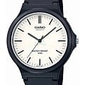 Casio Casio MW-240-7E  MW-240-7EVEF кварцевые мужские часы  белый циферблат, браслет пластик — вид спереди