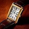 Fossil Fossil Carraway FS6011  американские мужские часы на браслете кожаный боковой вид