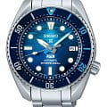 Seiko Seiko Prospex SPB375J1 PADI SPB375J1 механические мужские часы  синий циферблат, браслет нержавеющая сталь — вид спереди