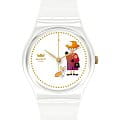 Swatch Swatch Gent Standard GZ711  GZ711 кварцевые мужские часы  белый циферблат, браслет пластик — вид спереди