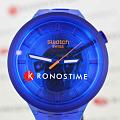 Swatch Swatch Big Bold Biosourced Lacquered SB05N116 мужские часы синий циферблат на запястье