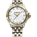 Raymond Weil Raymond Weil Tango 5960-STP-00995  5960-STP-00995 кварцевые женские часы  перламутровый циферблат, браслет нержавеющая сталь с pvd-покрытием — вид спереди