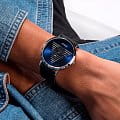 Guess Guess Trend GW0503G2 кварцевые мужские часы часы, крупный план синий циферблат