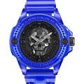Philipp Plein Philipp Plein Skull Synthetic PWWAA0323  PWWAA0323 кварцевые женские часы  черный циферблат, браслет полиуретан — вид спереди