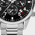 Jacques Lemans Jacques Lemans 42-2C  австрийские мужские часы на браслете нержавеющая сталь боковой вид