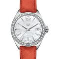 TAG Heuer TAG Heuer Formula 1 WBJ131A.FC8250  WBJ131A.FC8250 кварцевые женские часы  белый циферблат, браслет кожаный — вид спереди