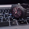 Casio Casio Collection LX-610-1A2 illuminator японские мужские часы на браслете пластик боковой вид