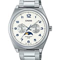Casio Casio Classic MTP-M300D-7A  MTP-M300D-7A кварцевые мужские часы  белый циферблат, браслет нержавеющая сталь — вид спереди