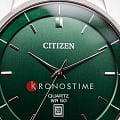 Citizen Citizen Basic BI5120-51X мужские часы зеленый циферблат на запястье