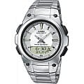 Casio CASIO WAVE CEPTOR WVA-109HDE-7A  WVA-109HDE-7A кварцевые мужские часы  серый циферблат, браслет нержавеющая сталь — вид спереди