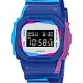 Casio Casio G-Shock DWE-5600PR-2DR (DWE-5600PR-2)  DWE-5600PR-2DR электронные мужские часы   циферблат, браслет пластик — вид спереди