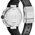 Citizen Citizen Attesa BU0066-11W eco-drive японские мужские часы на браслете кожаный боковой вид