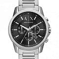 Armani Exchange Armani Exchange Banks AX1720  AX1720 кварцевые мужские часы  антрацитовый циферблат, браслет нержавеющая сталь — вид спереди