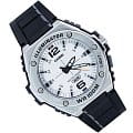 Casio Casio Illuminator MWA-100H-7A кварцевые мужские часы часы, крупный план серебристый циферблат