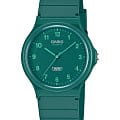 Casio Casio Collection MQ-24B-3B  MQ-24B-3B кварцевые женские часы  зеленый циферблат, браслет пластик — вид спереди