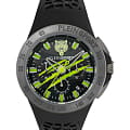 Plein Sport Plein Sport Thunderstorn Chrono PSABA0623  PSABA0623 кварцевые мужские часы  черный циферблат, браслет силикон — вид спереди