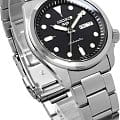 Seiko Seiko 5 Sports SRPE55K1 мужские часы черный циферблат на запястье