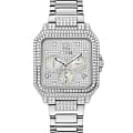 Guess Guess Dress Steel GW0472L1  GW0472L1 кварцевые женские часы  серебристый циферблат, браслет нержавеющая сталь — вид спереди