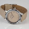 Jacques Lemans Jacques Lemans 1-2054B  австрийские женские часы на браслете кожаный боковой вид