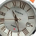 Casio Casio Sheen SHE-4050L-7A sheen японские женские часы на браслете кожаный боковой вид
