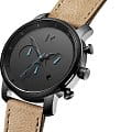 MVMT MVMT Chrono CBX-GMTLCHRO  американские мужские часы на браслете кожаный боковой вид