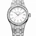 Maurice Lacroix Maurice Lacroix Aikon Quartz AI1106-SS002-150-1  AI1106-SS002-150-1 кварцевые женские часы  белый циферблат, браслет нержавеющая сталь — вид спереди