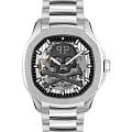 Philipp Plein Philipp Plein Plein Philipp PWRAA0223  PWRAA0223 механические мужские часы  серебристый циферблат, браслет нержавеющая сталь — вид спереди