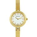 Romanson Romanson RM7A21LLG(WH)  RM7A21LLG(WH) кварцевые женские часы  белый циферблат, браслет сталь c pvd покрытием — вид спереди