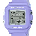 Casio Casio Baby-G BGD-10K-6DR (BGD-10K-6)  BGD-10K-6 электронные женские часы  серый циферблат, браслет пластик — вид спереди