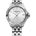 Raymond Weil Raymond Weil Tango 5960-ST-30041  5960-ST-30041 кварцевые женские часы  серебристый циферблат, браслет нержавеющая сталь — вид спереди