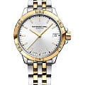 Raymond Weil Raymond Weil Tango 5960-STP-30041  5960-STP-30041 кварцевые женские часы  белый циферблат, браслет нержавеющая сталь с pvd-покрытием — вид спереди