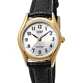 Casio Casio Collection LTP-1154PQ-7B2  LTP-1154PQ-7B2 кварцевые женские часы  серебристый циферблат, браслет кожаный — вид спереди