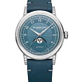Raymond Weil Raymond Weil Millesime 2145-SCS-05511  2145-SCS-05511 механические женские часы  синий циферблат, браслет кожаный — вид спереди
