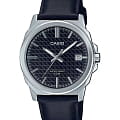 Casio Casio Collection MTP-E720L-1A  MTP-E720L-1A кварцевые мужские часы  черный циферблат, браслет кожаный — вид спереди