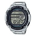Casio Casio Illuminator AE-3000WD-1A  AE-3000WD-1A кварцевые мужские часы  серый циферблат, браслет  — вид спереди