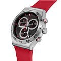 Swatch Swatch I New Chrono YVS524 gent швейцарские женские часы на браслете резина боковой вид