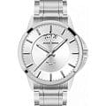 Jacques Lemans Jacques Lemans Classic 1-1540E  1-1540E кварцевые мужские часы  серебристый циферблат, браслет нержавеющая сталь — вид спереди