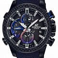 Casio Casio Edifice EQB-800TR-1A EQB EQB-800TR-1A кварцевые мужские часы  черный циферблат, браслет карбон + полимер — вид спереди