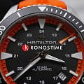 Оригинальные часы Hamilton Hamilton Khaki Navy Scuba Auto H82395331 механические калибр механизма h-10 общий вид