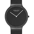 Obaku Obaku Ultra Slim V307GXBBMB  V307GXBBMB кварцевые мужские часы  черный циферблат, браслет нержавеющая сталь с ip-покрытием — вид спереди