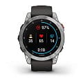 Garmin Garmin Epix (Gen 2) 010-02582-01 электронные мужские часы часы, крупный план  циферблат