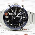 Casio Casio Edifice ECB-30DB-1ADF (ECB-30DB-1A) edifice японские мужские часы на браслете нержавеющая сталь боковой вид